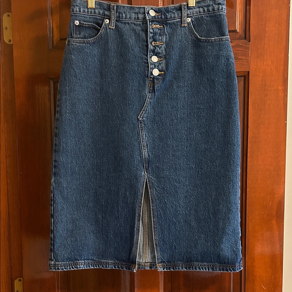 Banana Republic Dark Blue Denim Skirt